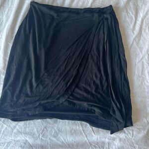 Lulus Black wrap Skirt